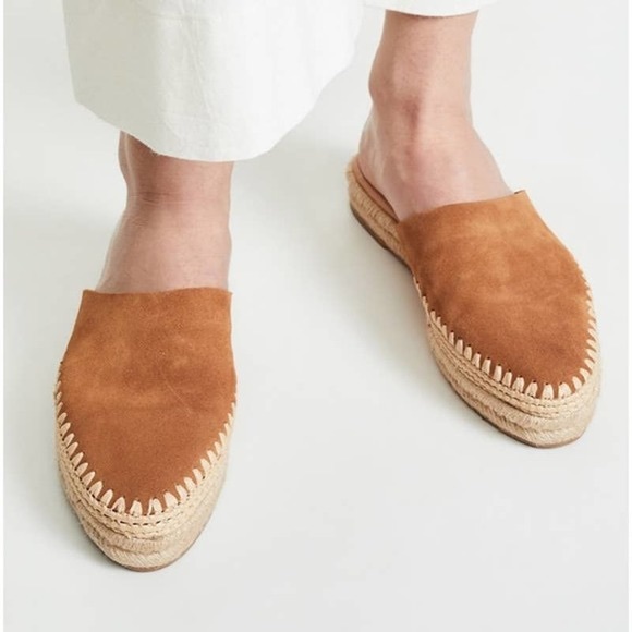SAM EDELMAN Austin Suede Flat Mules - Picture 2 of 6